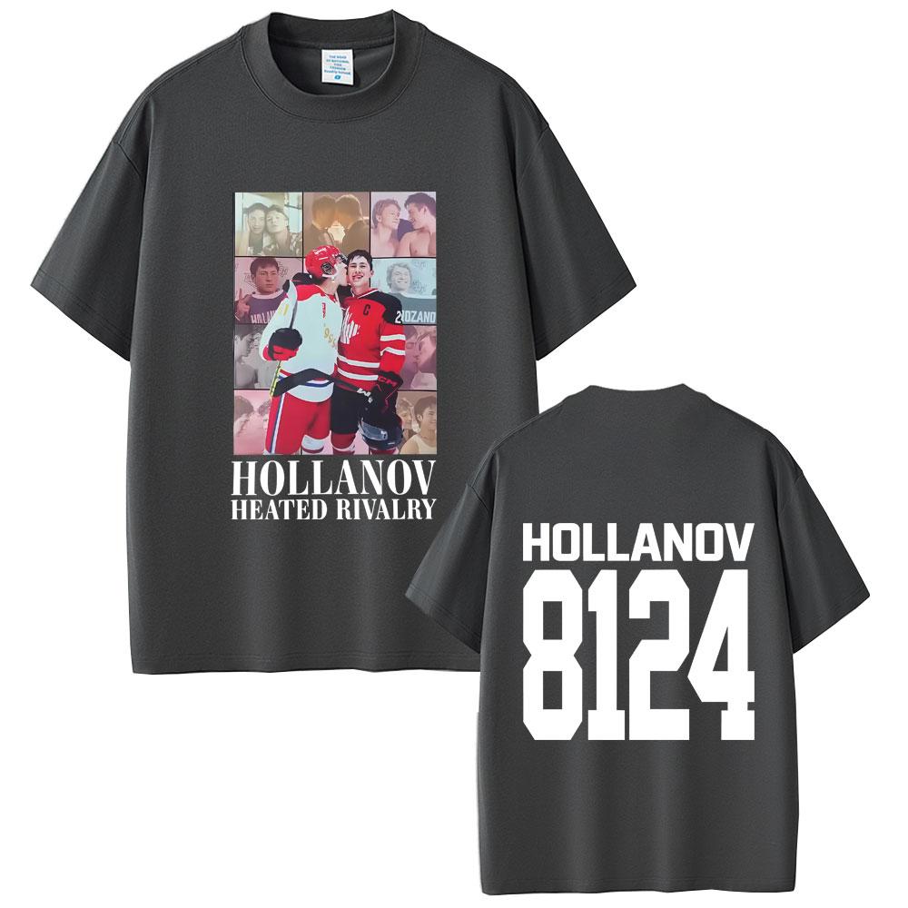Heated Rivalry Shane Hollander Ilya Rozanov Hollanov 2481 Tshirt Men Women Fashion Oversized T Shirts Male Vintage Streetwear