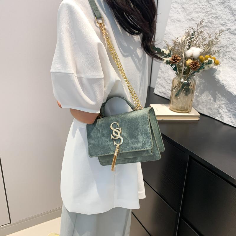 Schultertasche Einfache Freizeittasche für Damen Im Sommer Neue Mode und Schön Trendige Retro Crossbody Kleine Quadratische Tasche