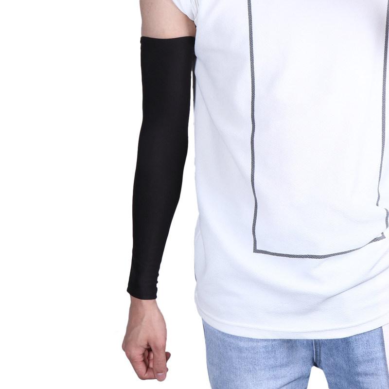3Pair Cooling Arm Sleeves Unisex Uv Protection Sunscreen Long Sleeve Cover for Cycling Hiking Driving Camping Size Xl Black