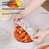 100Pcs Disposable Stretch Fresh-keeping Food Covers Aluminum Foil Elastic Lids for Refrigerator Use