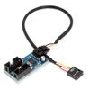 USB 9-Pin Motherboard Verlängerungskabel: 1-zu-4/1-zu-2 USB 2.0 Hub Leiterplatte