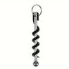 Portable Stainless Steel Corkscrew  Portable Wine Bottle Opener Mini Stainless Steel Cork Screw Bottle Corkscrew .
