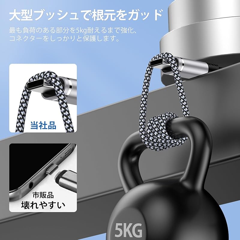 Cablu Viviber tip C scurt, 50 cm și 1,8 m lungime, tip C-USB C, set de 2, încărcare rapidă PD60W, original, convenabil de transportat, tip C pentru iPhone 15, iPhone 16, tipuri...