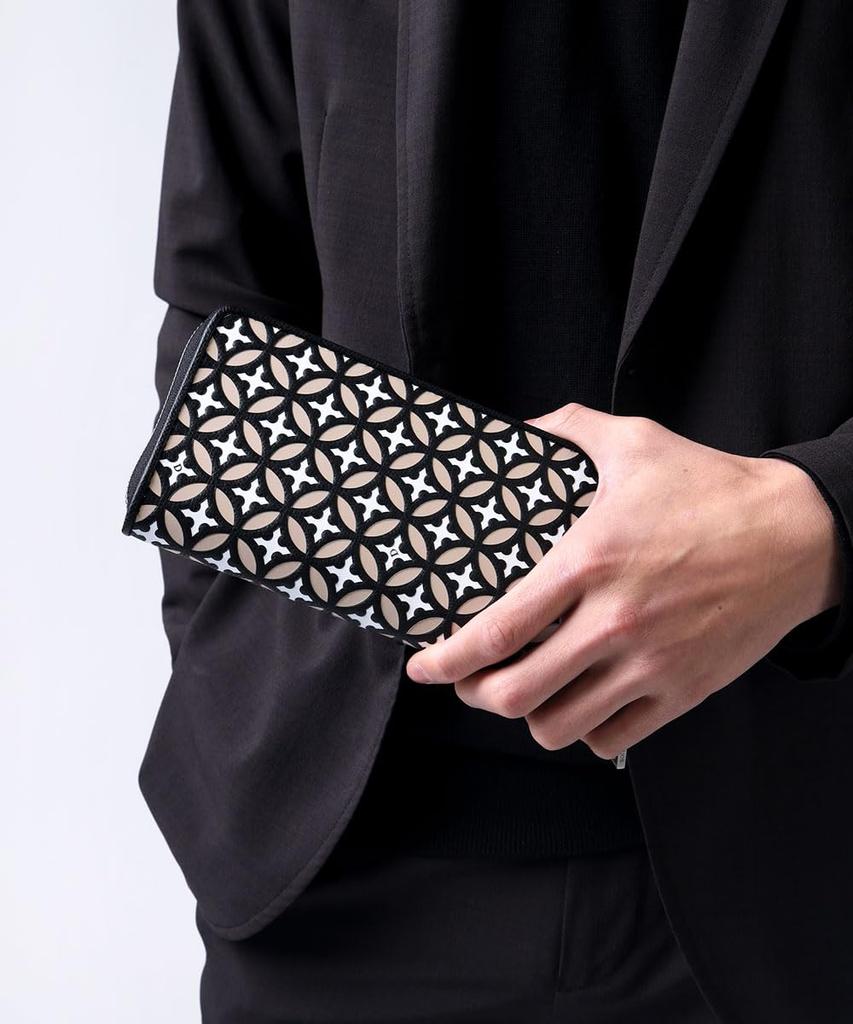 Dressteria Airedale Round Zipper Long Wallet No. 863613 Black