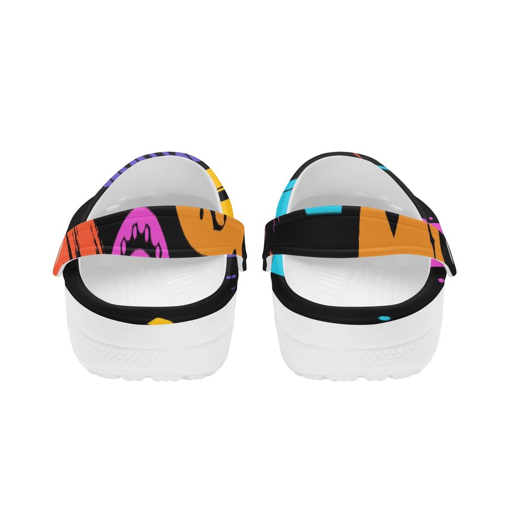 Colorful EVA Garden Shoes Women Men Printed Breathable Slip On Clogs Lightweight Beach Pool Bathroom Sandals Summer Daily Wear
