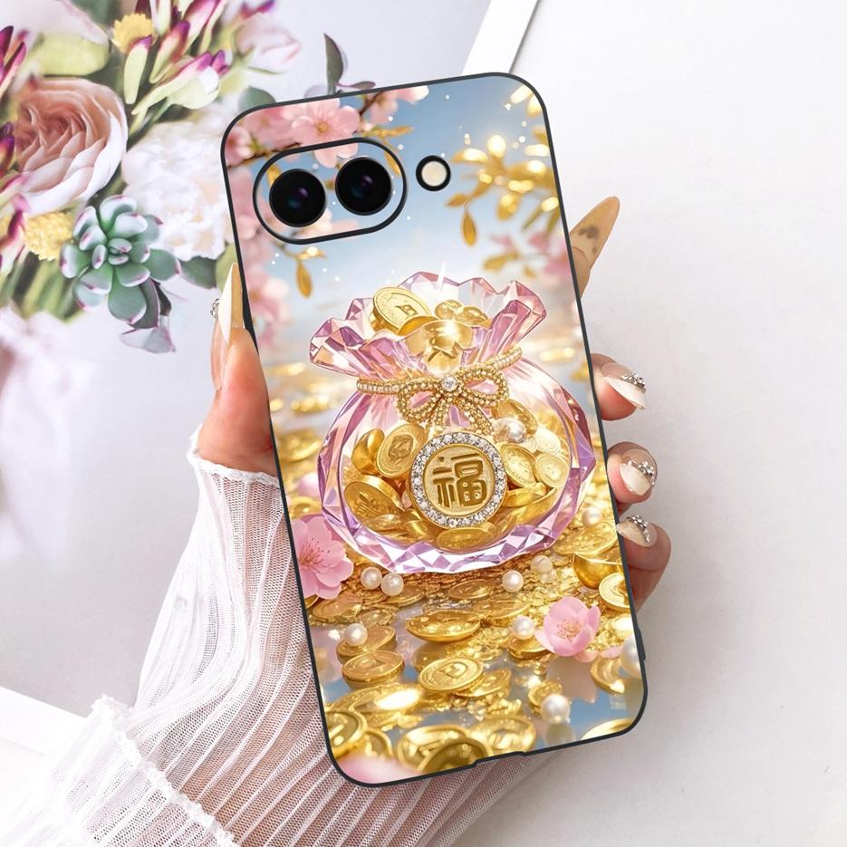 Für Google Pixel 9 Pro Hülle Niedlicher Löwe Mode Bemalte Abdeckung Weiche TPU Handyhülle Für Google Pixel 9A Pixel9 Pro Rückseite Fundas