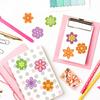 500PCS Cartoon Flowers Roll Sticker Notebook Cartoon Scrapbook Waterproof Graffiti Cafe DIY Scrapbooking Phone Gifts Decals