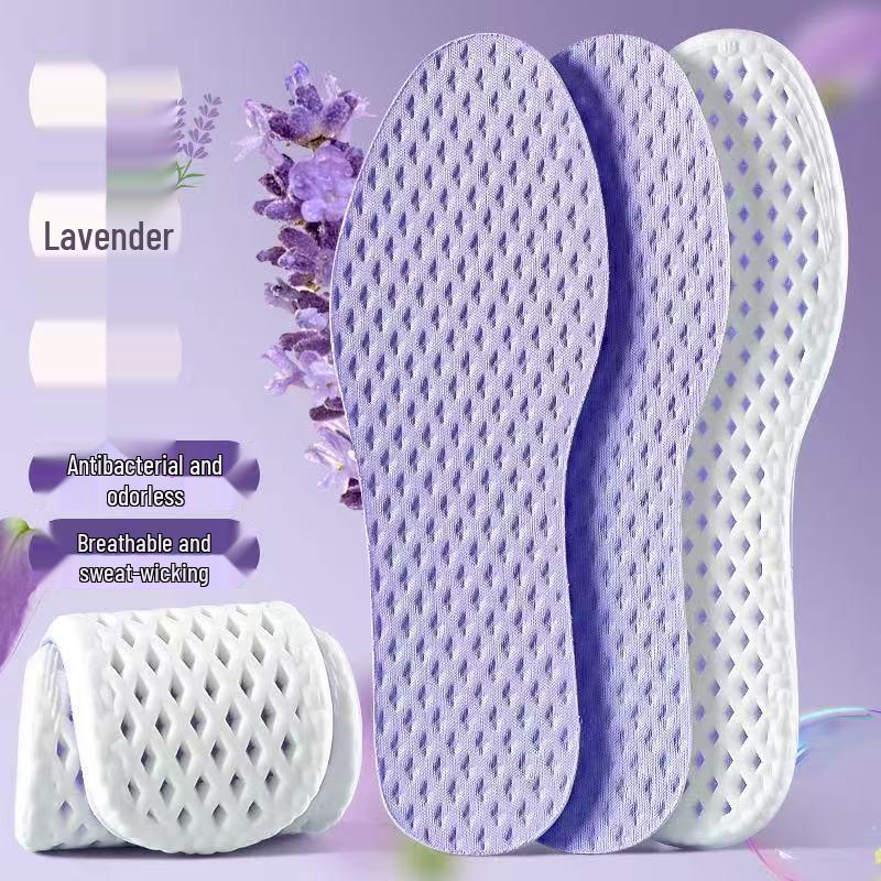 Stepping-on-Air Mugwort Deodorizing Insoles: Super Soft, Shock-Absorbing Cushion for Men and Women, Relieve Foot Pain and Tiredness from Long Standing