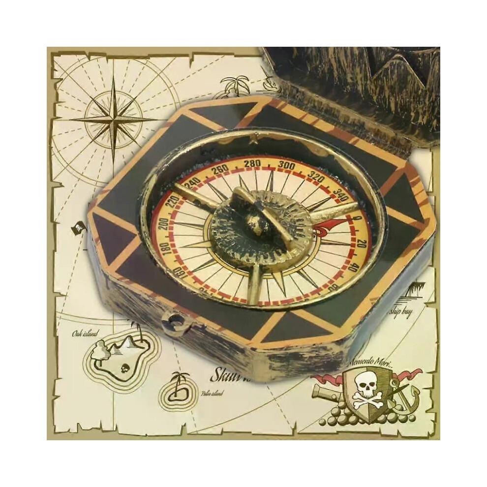 Brújula de Juguete Pirata Diseño Realista Brújula Pirata del Tesoro de Alta Calidad para Búsquedas del Tesoro Localizador de Dirección Más Vendido