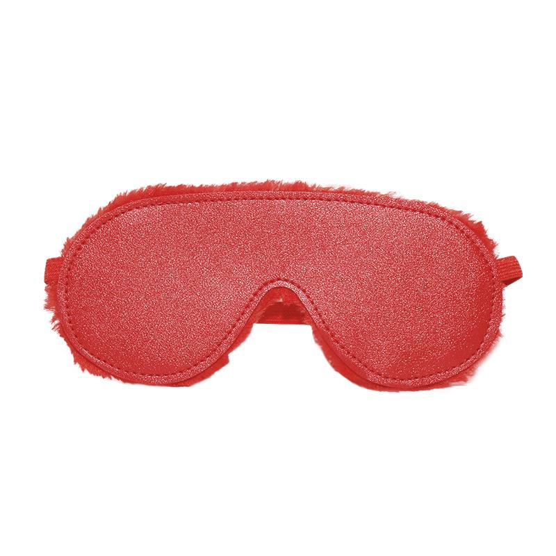 Fun Leather Plush Eye Mask Adult Fun Sex Products Couple Sex Toys SM