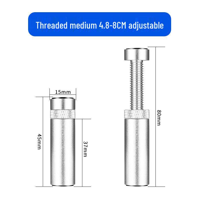 Telescopic All-Aluminum Magnetic GPU Support Bracket for RTX 4090/3070 - Anti-Bending, Adjustable.