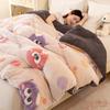 Warm Winter Lambswool & Fleece Quilt - Thick, Cozy Single Size for All Seasons