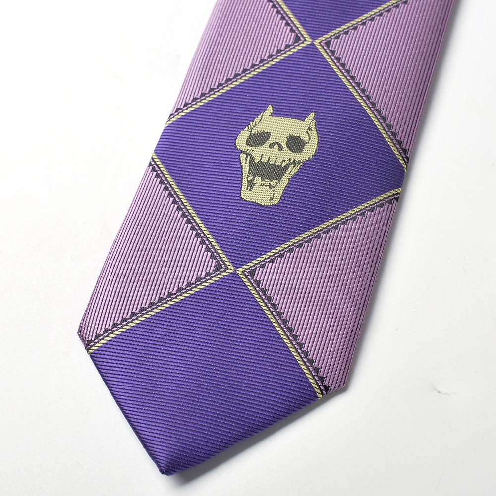 JoJo's Bizarre Adventure Yoshikage Kira Necktie (4 Colors: Purple)
