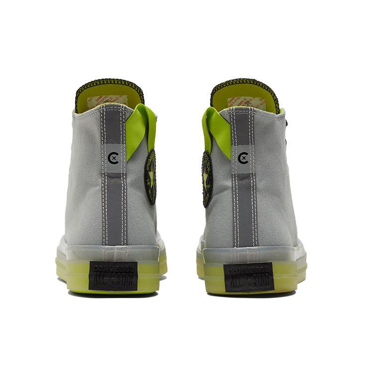 Converse Zapatillas Unisex Chuck Taylor All Star CX High Ash Stone Lime Twist Gris Negro 171996C
