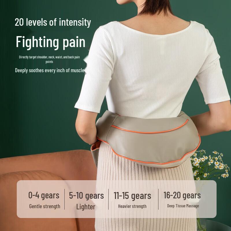 Jiancheng Shoulder Neck Tapping Massage Shawl CN plug (adapter included)