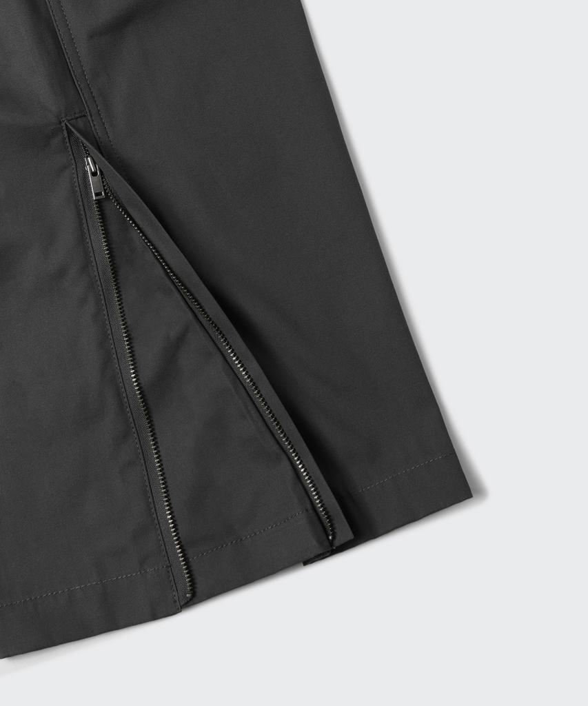 MUSINSA STANDARD Cotton Wide Side Zipper Cargo Pants [Dark Gray]