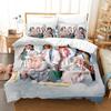 New 3D Girl Group K-Katseye Duvet Cover Pillowcases Global Pop Idol Band Print Bedding Set  Polyester Bedroom Decor