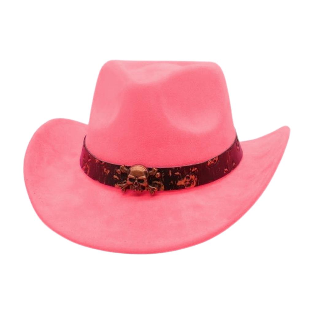 Western Cowboy Hat Performance Stage Jazz Hat Resort Style Skull Accessories Ethnic Style Top Hat