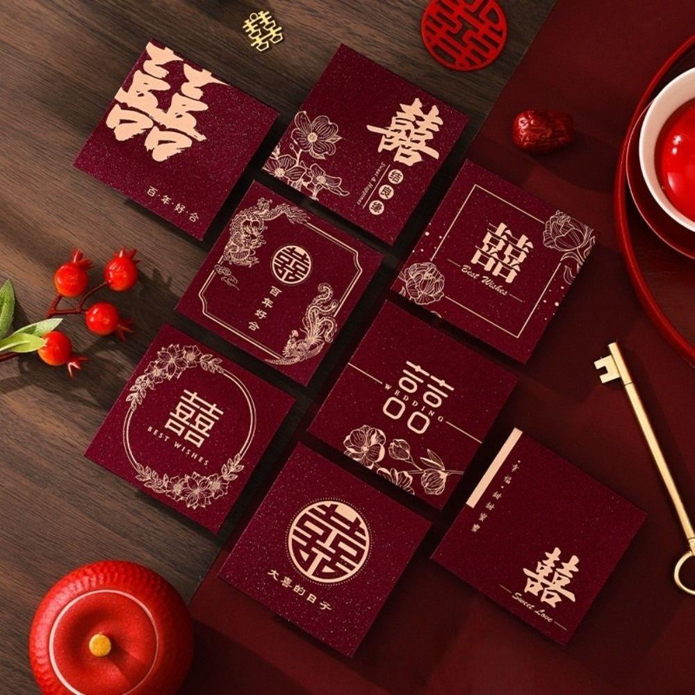 Chinese Horse Year Mini New Year Red Envelope Hot Gold Lucky Red Bag  Children