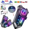 1/2Pcs Bluetooth 6.0 Motorcycle Helmet Intercom X3 Pro Wireless Headset Interphone Intercomunicador Moto Waterproof Headphonee