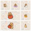 Cute Acrylic Capybara Pin Breastpin Animal Badge Exquisite Capybara Brooch  Skirts