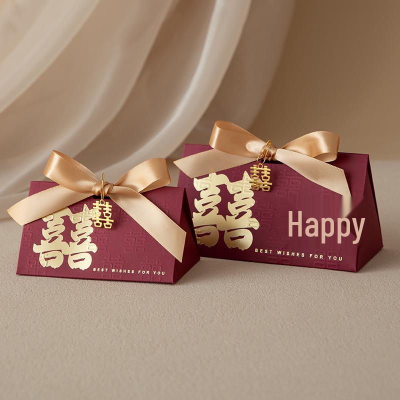 2024 Elegant Wedding Candy Gift Box with Creative Design
