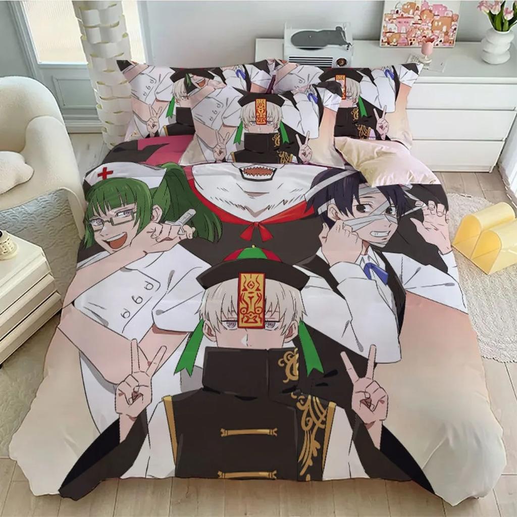 Jujutsu Kaisen Bettwäsche Set Japan Anime Satoru Gojo Bettbezug Zuhause Benutzerdefinierte Bettdecke Abdeckung Einzelne Queen Bett Abdeckung Se