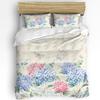 Wild Flower Eucalyptus Sunflower Plant Lavender 3pcs Bedding Set For Double Bed Home Textile Duvet Cover Quilt Cover Pillowcase