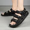 A Pair Of Fashionable Summer Sandals, Wear-Resistant, Casual Appointment Beach Shoes, Versatile Driving Shoes For Men