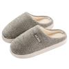 Cotton Slippers Men's Autumn and Winter Indoor Home New Thick Bottom Non-slip Plush Warm Bag Head Slippers Women's
