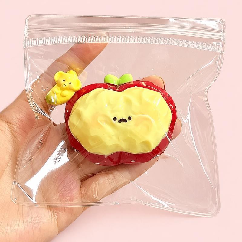 Slow Rising Strawberry Fidget Squeeze Toy Soft Stress Relief Sensory Toy Safe for Kids Adults Home Office