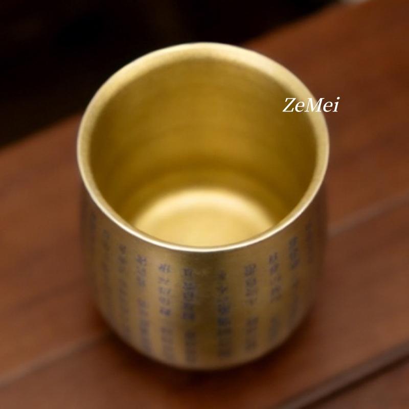1 Stück reine Titan-Doppelwand-Kaffeetasse, Laser-gravierter Text Wasserbecher Silber-Grau Trinkbecher für das Büro Teetasse Exquisite Kaffeetasse