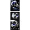 Neue Mode Blaues Licht Automatische Mechanische Uhren Business Herren Luxusuhr Lässige Kalender Armbanduhren Männliche Geschenke Uhren