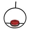 1pcs Outdoor Hanging Hummingbird Feeder,Portable Metal Simple Birds Feeder,Bird Feeder Food Container For Garden Yard Decor