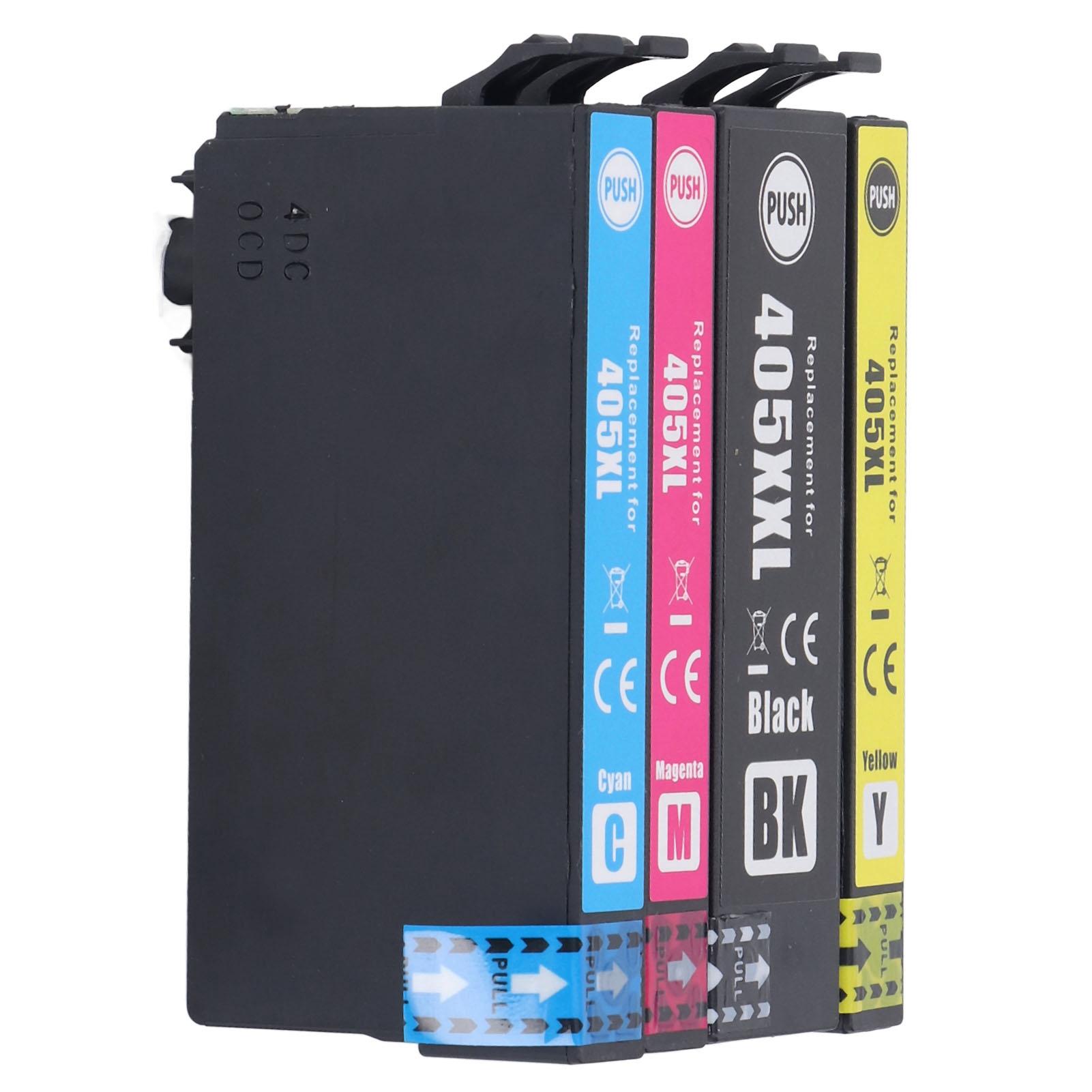 

4PCS Ink Cartridge Smooth Output BK C M Y Printer Ink Cartridge Set for WorkForce Pro WF 3820DWF