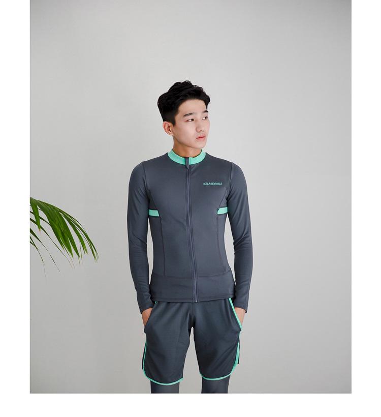 Korean Style Couple Wetsuit: Women’s Jellyfish Suit & Men’s Snorkeling Long Sleeve Swimsuit, Quick Dry, Sun Protection