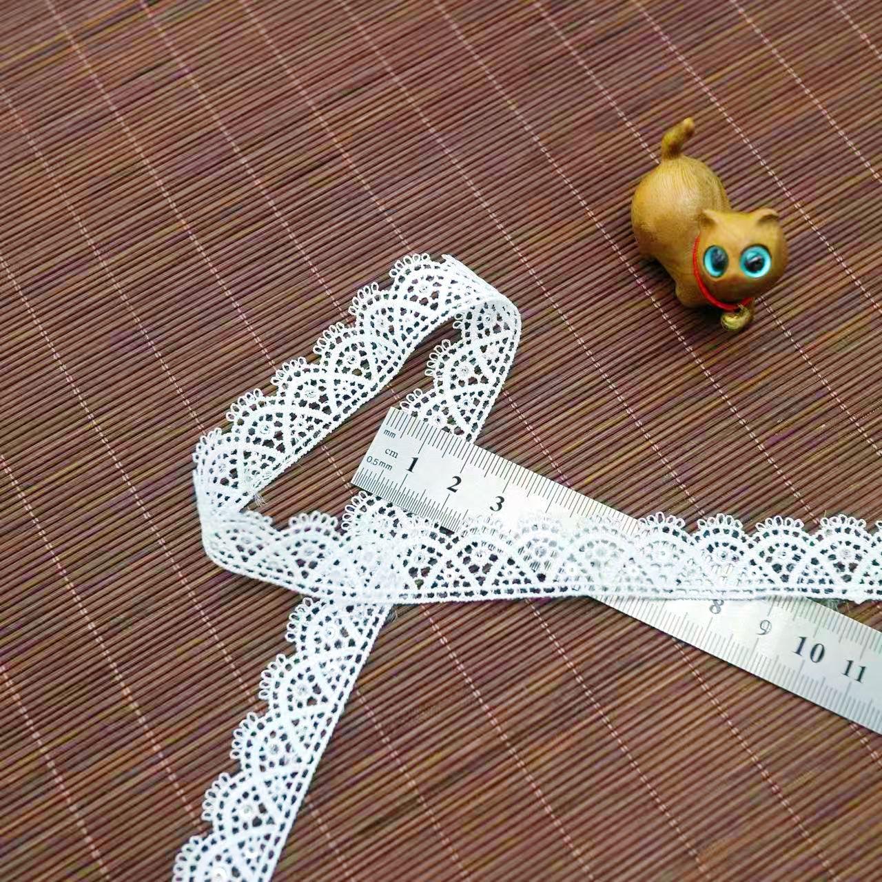 

Полиэстер Водорастворимое Кружевное Дополнение DIY Одежда Мори Ожерелье Цепочка на Ключицы Головной Убор Материал для Бретелей Yj18252 100% polyester