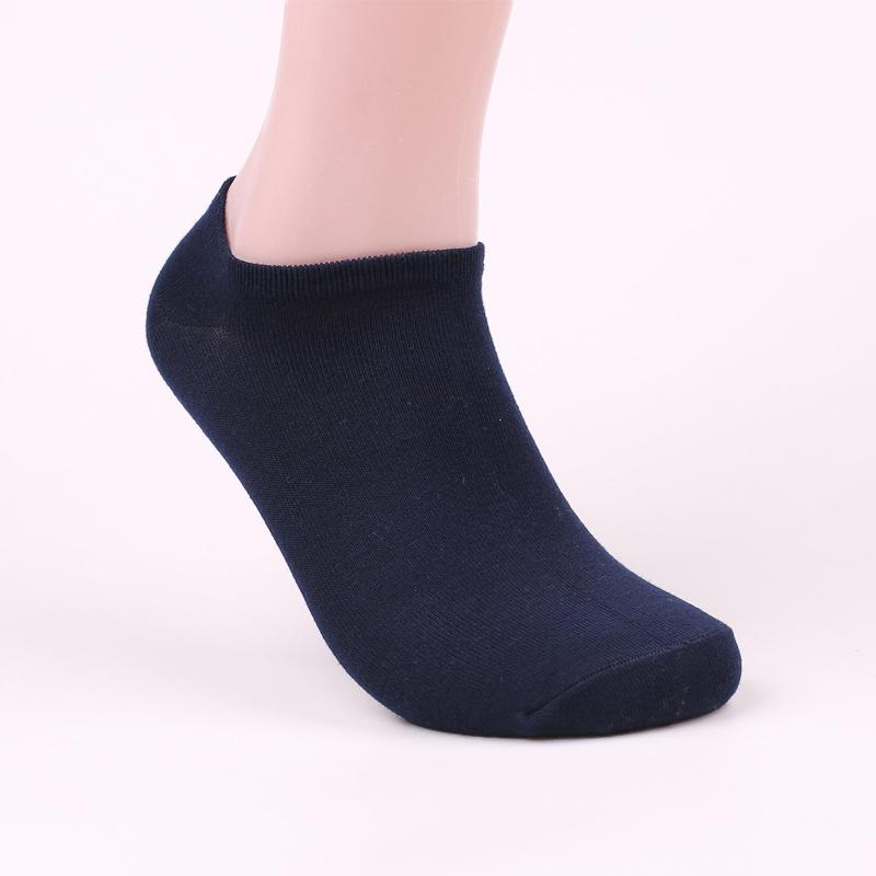 5 Pairs High Quality Men's Bamboo Fiber Socks Business Short Breathable Ankle Socks Male Boat Socks EU38-45