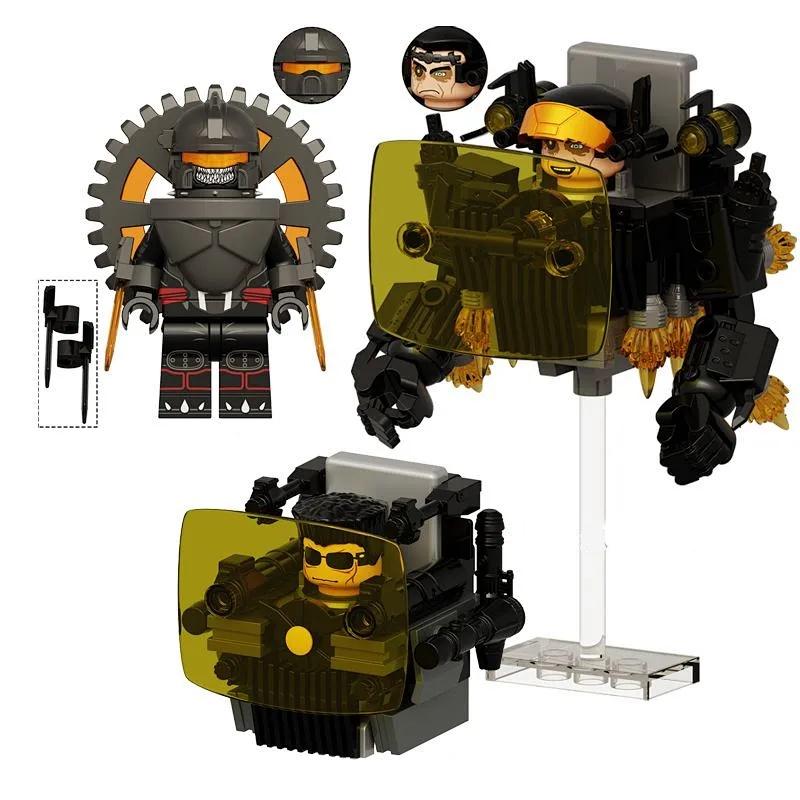 Collection of Toilet Man Building Block Toys