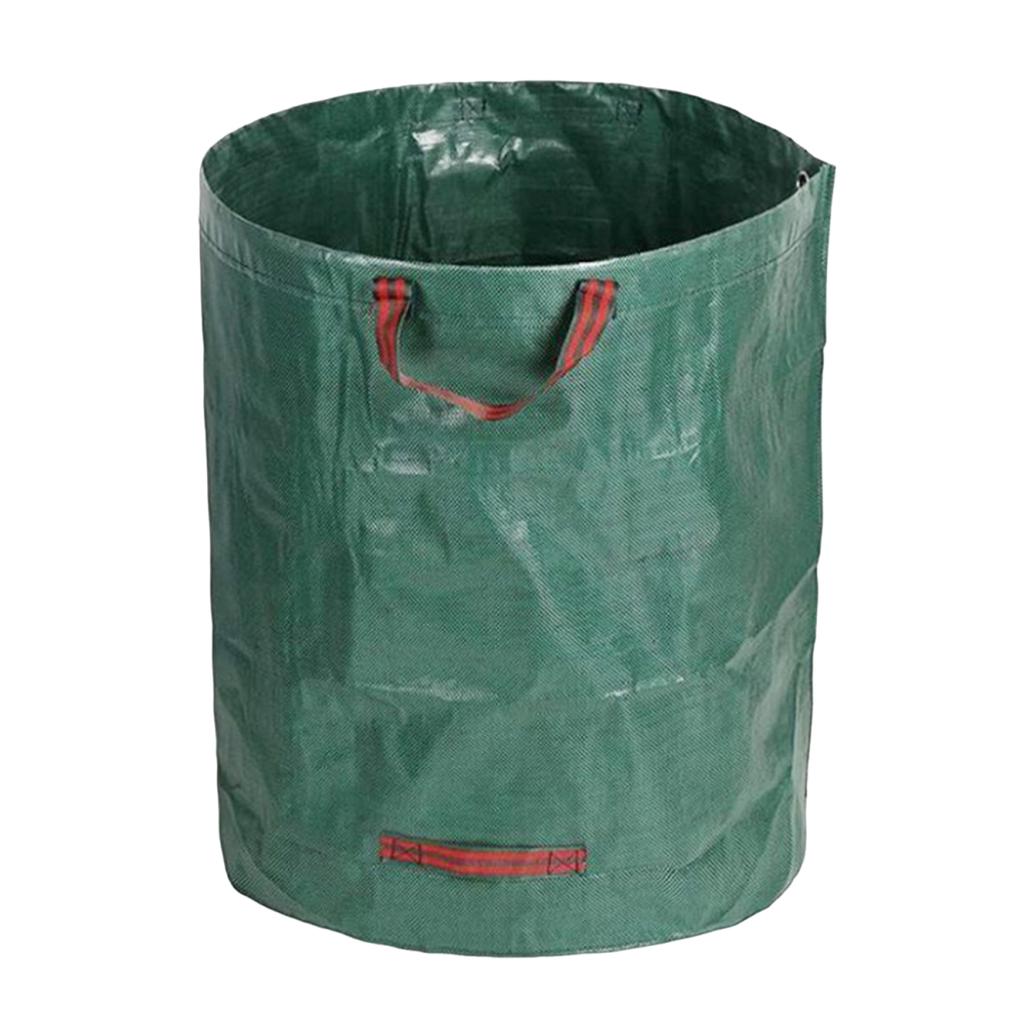Heavy Duty Outdoor Garden Leaf Collection Bag Large Capacity Durable Tear Resistant Yard Waste Bag with Handles for Lawn Cleanup