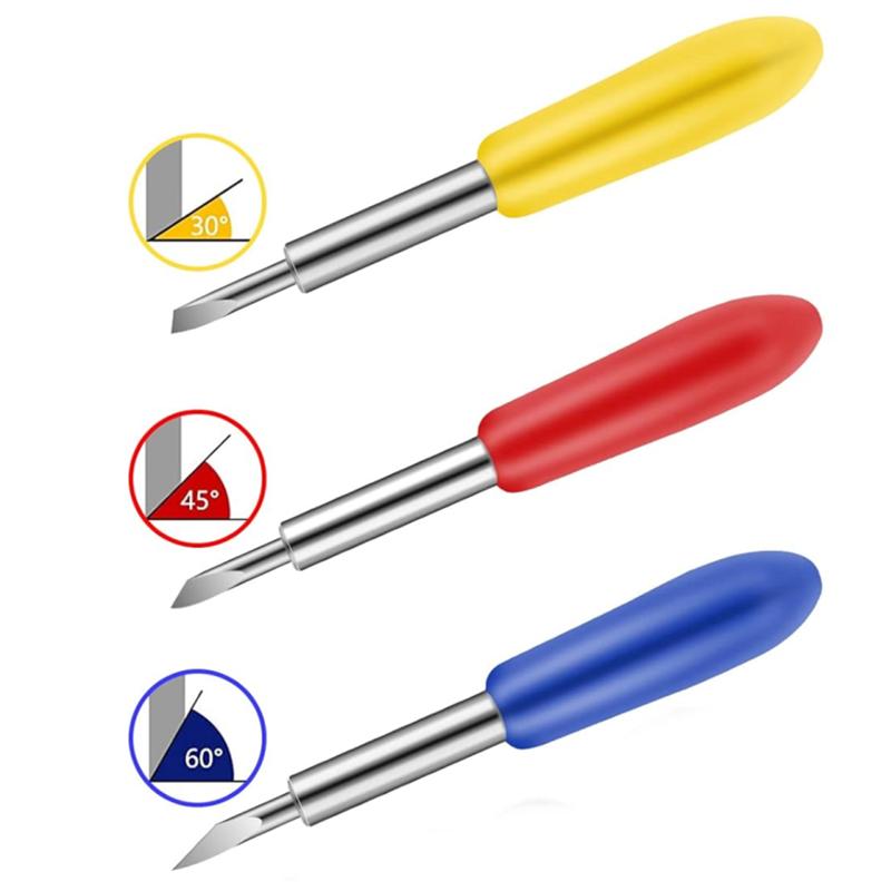 

90-10PCS 30/45/60 Degrees Replacement Blades For Roland Cricut Plotter Blade Knife Cutter Blades For Power Tools Cutting Plotter 10PCS