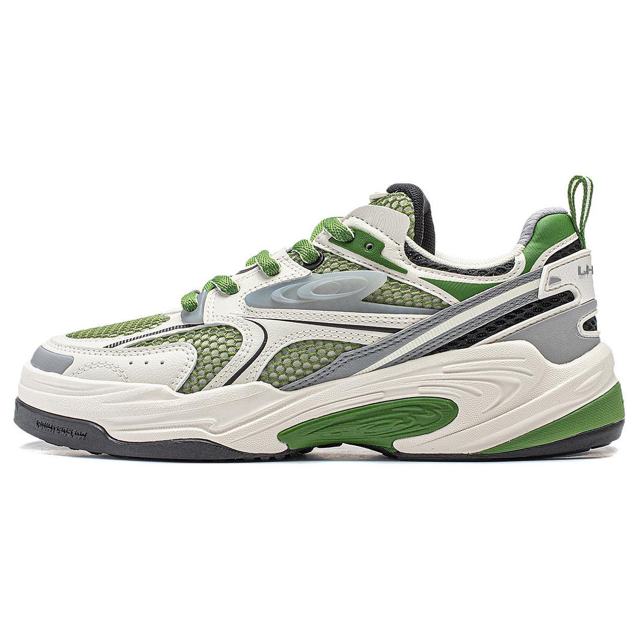 

LiNing Shining Star 2 Противоскользящие Износостойкие Низкие Повседневные Кроссовки Женские Зеленые Белые 35.5