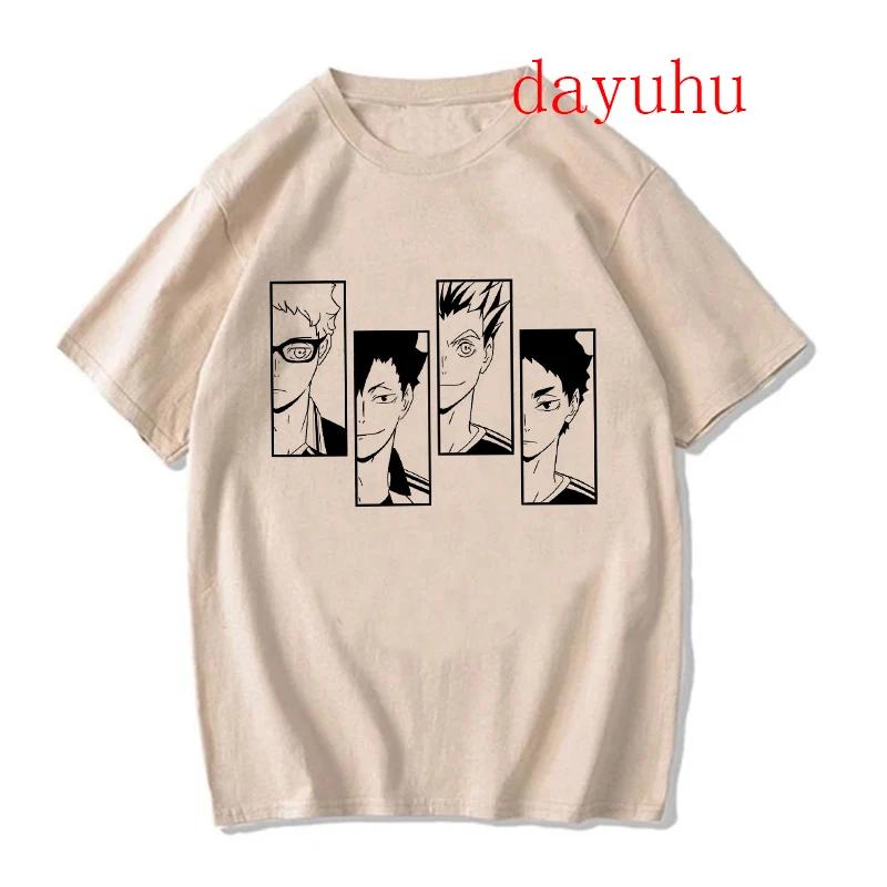 New Oya Oya Oya Tshirt Haikyuu T Shirt Kuroo Anime Shirt Fly High Tees Cool Karasuno Japanese Cartoon T-shirt Tops Unisex