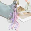 Braided Rope Keychain Heart Star Bag Pendant Charm Fashion Backpack Accessories for Handbag,Purse Decorations Gifts