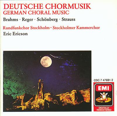 CD BRAHMS, REGER, SCHÖNBERG, STRAUSS,  - Deutsche Chormusik = German Choral  CDC7476912 EMI 1987 Europe Soul/Funk Used