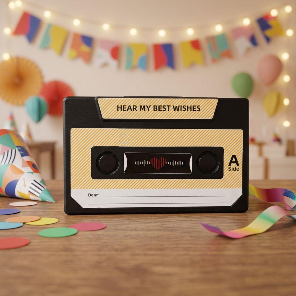 60/300 Second Tape Recording Voice Card Voice Confession Card  Party Invitation