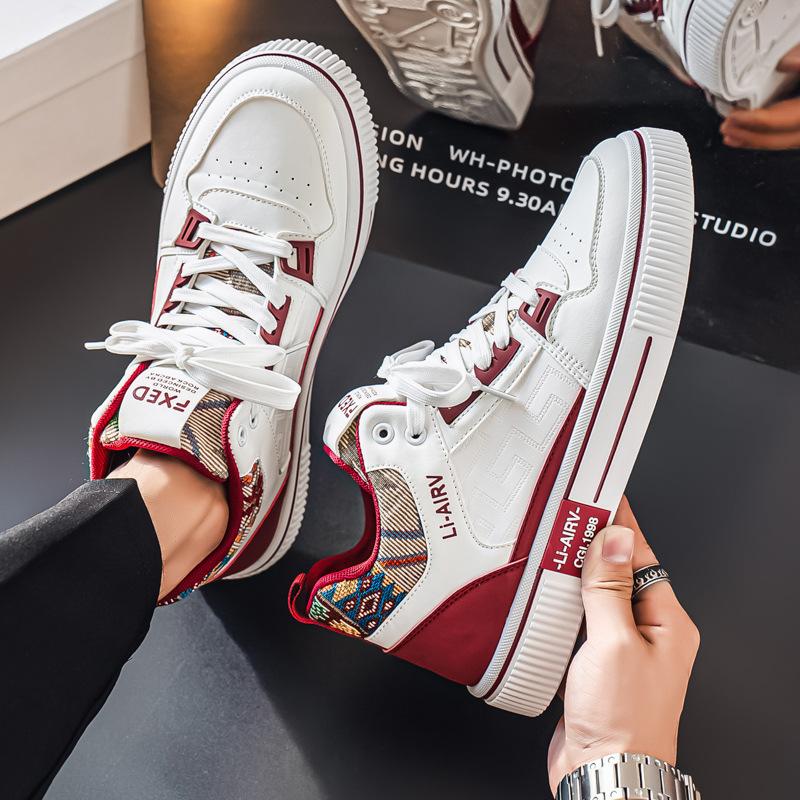 Autumn new platform wear-resistant casual sports high-end outdoor high-top shoes size 39 standard sneaker fit