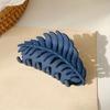 Autumn Leaf Shape Hair Clips Large Hair Claws Solid Frosted Large Hair Clip Girls Versatile Hair Accessories Hair Clip for Women