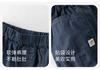 David Bella Boys' Curved Knife Pants Summer Outfit New Mid Size Children's Pure Cotton Imitation Jeans Children's Cropped Pants