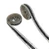 1 Yard Glass Rhinestone Trim Strip Chain Crystal Ribbon Applique Strass Banding for DIY Clothes Shoes Car Beauty Home Decoration